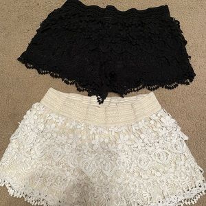 Laced shorts